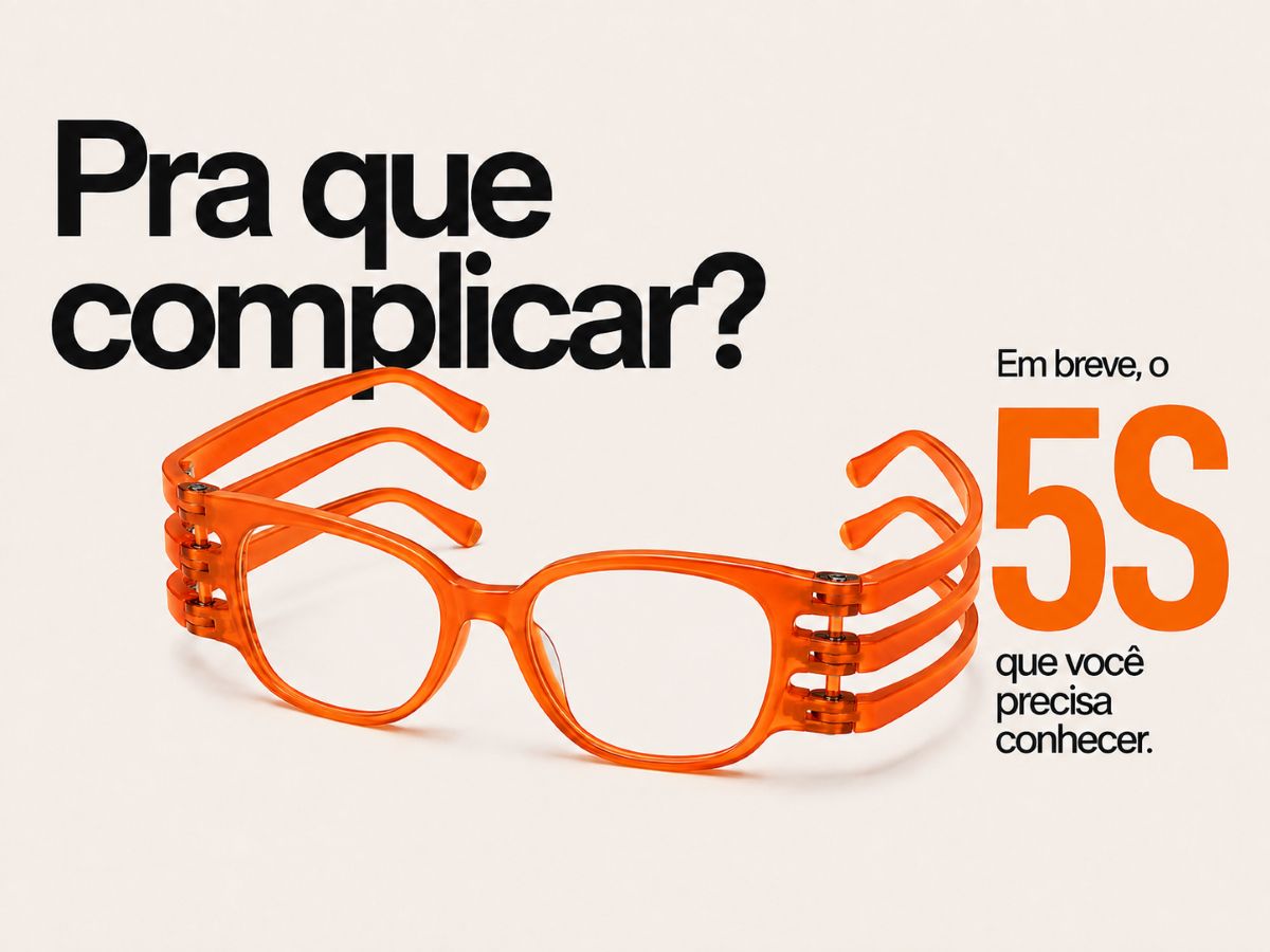 Terceira provocação visual da campanha Pra que complicar?